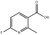 6-FLUORO-2-METHYLNICOTINIC ACID Struktur