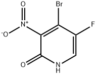 2-羟基-3-硝基-4-溴-5-氟吡啶, 884495-02-7, 结构式