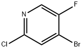 4-BROMO-2-CHLORO-5-FLUOROPYRIDINE Struktur