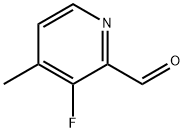 3-Fluoro-2-formyl-4-picoline Structure