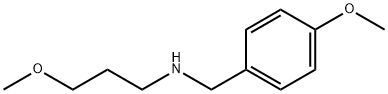 3-甲氧基-N-(4-甲氧基苄基)丙-1-胺, 884497-42-1, 结构式