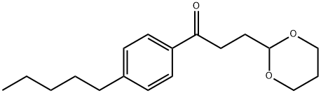 3-(1,3-DIOXAN-2-YL)-4'-PENTYLPROPIOPHENONE Structure