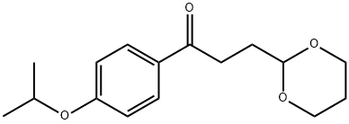 3-(1,3-DIOXAN-2-YL)-4'-ISOPROPOXYPROPIOPHENONE,884504-35-2,结构式
