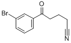 5-(3-BROMOPHENYL)-5-OXOVALERONITRILE Struktur