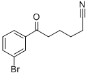 6-(3-BROMOPHENYL)-6-OXOHEXANENITRILE Structure