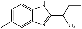 1-(5-METHYL-1H-BENZIMIDAZOL-2-YL)PROPAN-1-AMINE 化学構造式