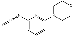 4-(6-异氰吡啶-2-基)吗啉,884507-15-7,结构式