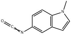 5-Isocyanato-1-methyl-1H-indole,884507-16-8,结构式