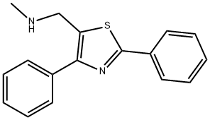 N-[(2,4-DIPHENYL-1,3-THIAZOL-5-YL)METHYL]-N-METHYLAMINE Struktur