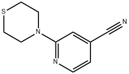 2-Thiomorpholinoisonicotinonitrile Structure