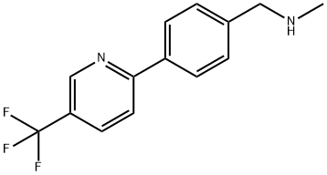 N-甲基-4-[5-(三氟甲基)吡啶-2-基]苄胺, 884507-35-1, 结构式