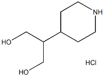 2-(Piperidin-4-yl)propane-1,3-diol hydrochloride Struktur