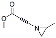 2-Propynoic acid, 3-(2-methyl-1-aziridinyl)-, methyl ester (9CI) Struktur