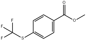 4-三氟甲硫基苯甲酸甲酯,88489-60-5,结构式