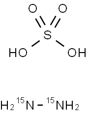 硫酸肼-15N2 结构式