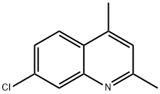 7クロロ2，4ジメチルキノリン 化学構造式