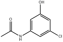 Acetamide,  N-(3-chloro-5-hydroxyphenyl)- Structure