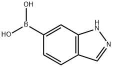 6-INDAZOLYBORONIC ACID Struktur