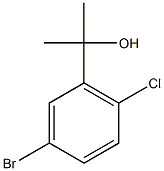 2-(5-bromo-2-chlorophenyl)propan-2-ol 结构式