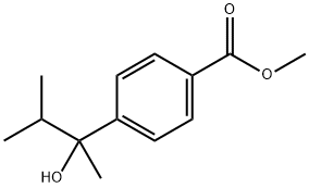 Benzoic acid, 4-(1-hydroxy-1,2-dimethylpropyl)-, ethyl ester (9CI),885129-63-5,结构式