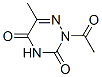 as-Triazine-3,5(2H,4H)-dione, 2-acetyl-6-methyl- (7CI)|