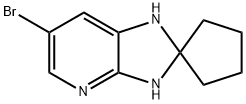 6-Bromo-2,2-spirocyclopentane-
2,3-dihydro-1H-imidazo[4,5-b]pyridine Structure