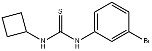 1-(3-Bromophenyl)-3-cyclobutyl-thiourea Struktur