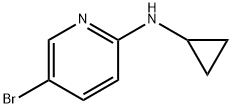 2-(Cyclopropylamino)-5-bromopyridine Struktur