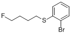 1-Bromo-2-(4-fluoro-butylsulfanyl)-benzene 化学構造式