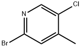 2-BROMO-5-CHLORO-4-METHYLPYRIDINE Structure