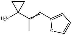 (E)-1-(1-(Furan-2-yl)prop-1-en-2-yl)cyclopropanamine Structure