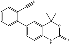 2-(4,4-DIMETHYL-2-OXO-2,4-DIHYDRO-1H-BENZO[D][1,3]OXAZIN-6-YL)BENZONITRILE,885268-52-0,结构式