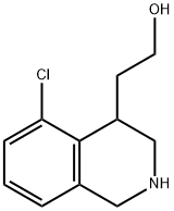 2-(5-Chloro-1,2,3,4-tetrahydroisoquinolin-4-yl)ethanol Structure