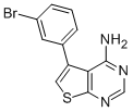 5-(3-BROMOPHENYL)THIENO[2,3-D]PYRIMIDIN-4-AMINE 化学構造式