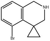 5'-BROMO-2',3'-DIHYDRO-1'H-SPIRO[CYCLOPROPANE-1,4'-ISOQUINOLINE] Structure