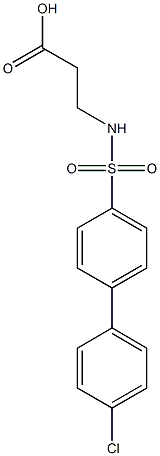 N-(4'-클로로-4-비페닐릴술포닐)-β-알라닌