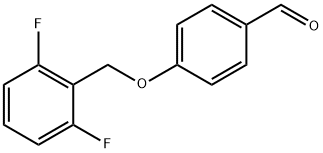 4-((2,6-二氟苄基)氧基)苯甲醛, 885269-73-8, 结构式