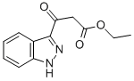 3-(1H-INDAZOL-3-YL)-3-OXO-PROPIONIC ACID ETHYL ESTER Structure