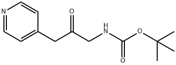 (2-氧代-3-吡啶-4-丙基)-氨基甲酸叔丁酯, 885269-81-8, 结构式