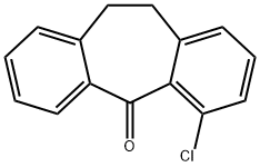 4-CHLORO-10,11-DIHYDRO-DIBENZO[A,D]CYCLOHEPTEN-5-ONE Structure