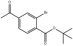 (4-ACETYL-2-BROMO-PHENYL)-CARBAMIC ACID TERT-BUTYL ESTER Struktur