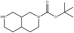 十氢叔丁酯-2,7-萘啶-2-羧酸酯 结构式