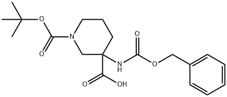 1-BOC-3-CBZ-AMINO-PIPERIDINE-3-CARBOXYLIC ACID