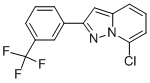 7-Chloro-2-(3-(trifluoromethyl)phenyl)pyrazolo[1,5-a]pyridine Structure