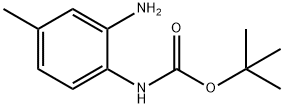 (2-氨基-4-甲基苯基)-氨基甲酸叔丁酯,885270-81-5,结构式