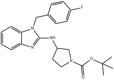 885270-87-1 1-BOC-3-[1-(4-FLUORO-BENZYL)-1H-BENZOIMIDAZOL-2-YLAMINO]-PYRROLIDINE