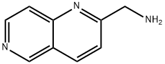 1,6-萘啶-2-甲胺, 885271-04-5, 结构式