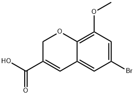 6-BROMO-8-METHOXY-2H-CHROMENE-3-CARBOXYLIC ACID