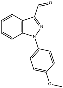 1-(4-METHOXY-PHENYL)-1H-INDAZOLE-3-CARBALDEHYDE Structure