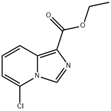 5-氯咪唑[1,5-A]吡啶-1-甲酸乙酯, 885271-54-5, 结构式
